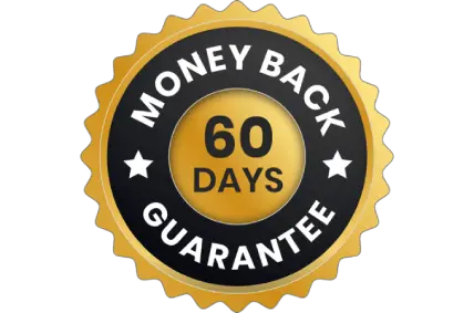 60-day money-back guarantee badge
