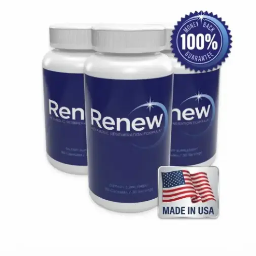 Renew supplement for metabolic health, restful sleep, and overall wellness support